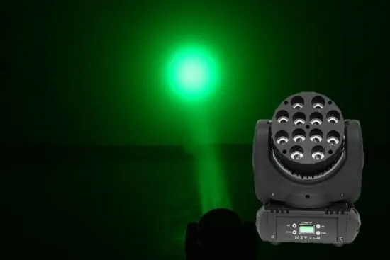 Ip20 Rating Moving Heads Lighting 12pcs Rgbw With B1210 Beam