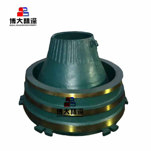Cone crusher parts mantle and concave for gp100