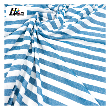 Factory Price Polyester Yarn Dyed Fabric for Women's Linen-Look Clothing