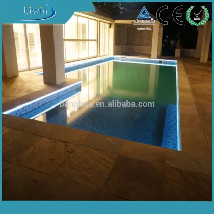 Side glow fiber optic pool lights