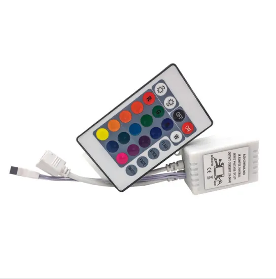 Mini Controller with IR Remote for LED RGB Strips: 5V, 12V, 24V, 6A