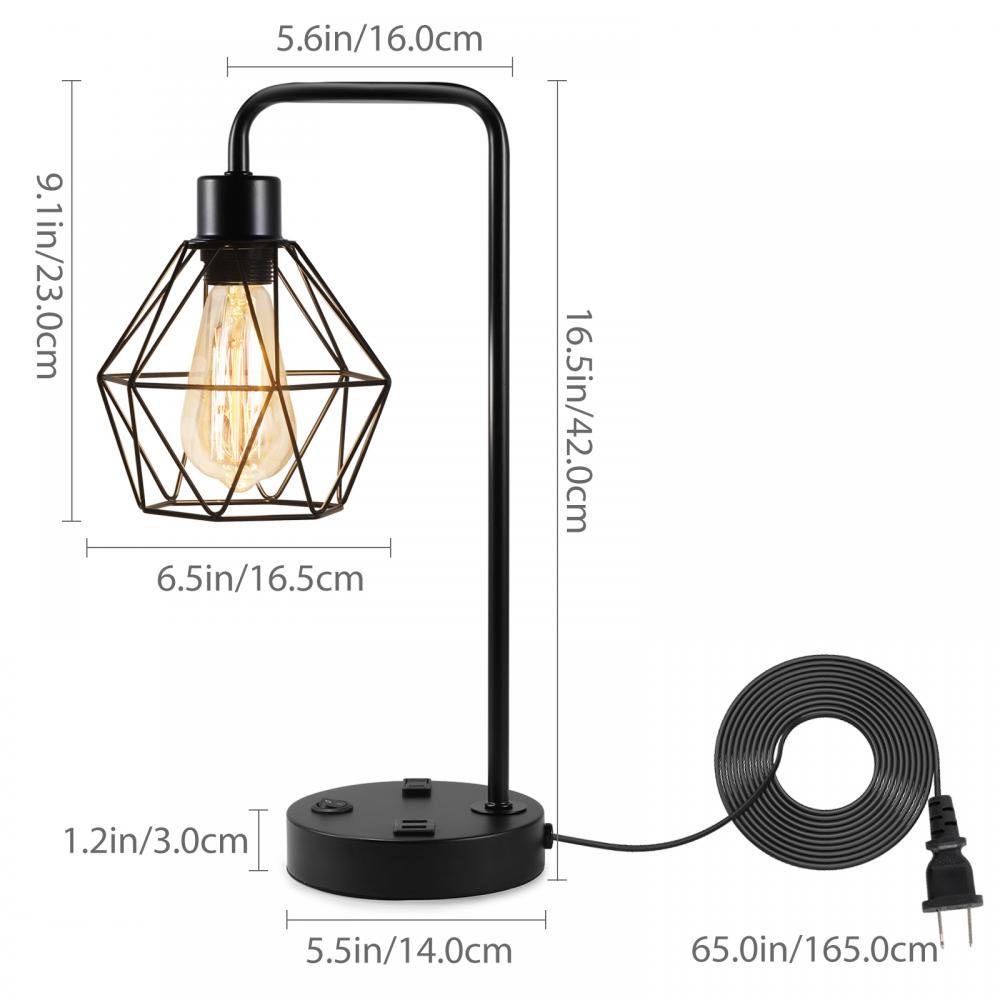 Industrial Table Lamp