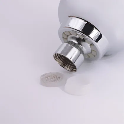 ABS Compact Multi-Mode 5-Speed Adjustable Supercharged Shower Head for Public Bathhouses