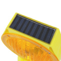 rotary solar traffic warning lights