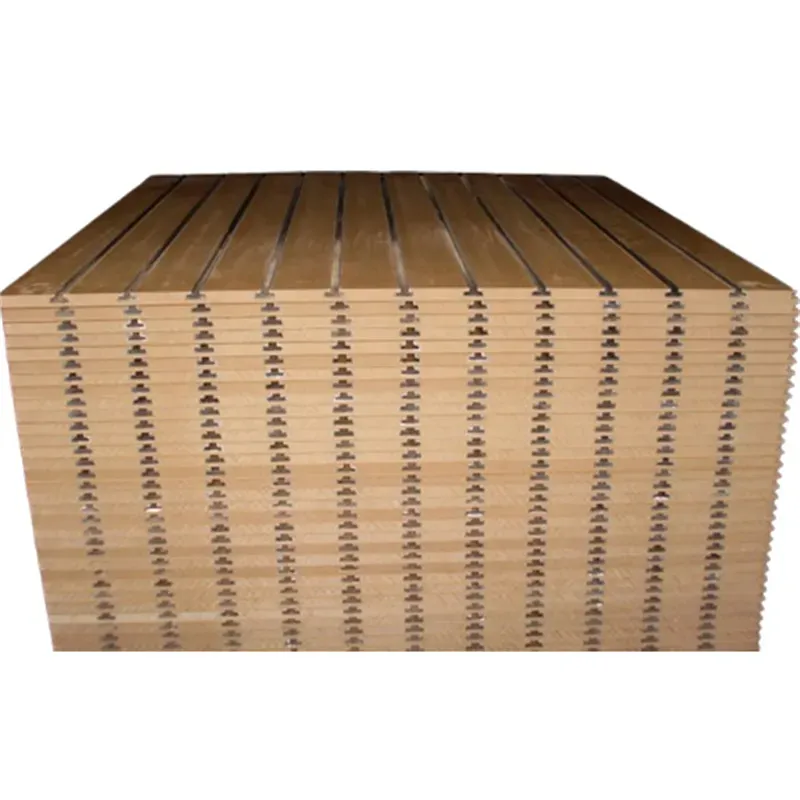 Melamine-Faced Slotted MDF with 7, 9, or 11 Slots