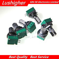 5pcs RK097N 5K 10K 20K 50K 100K 500K B5K With A Switch Audio 3pin Shaft 15mm Amplifier Sealing Potentiometer