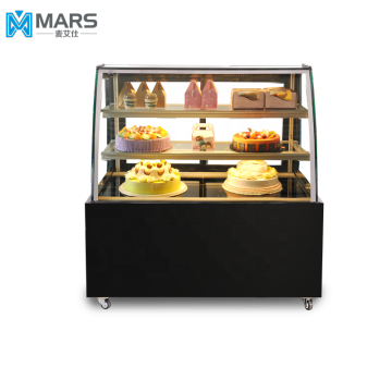 Hot Sale 900mm Curved Dessert Display Cabinet Cake Showcase