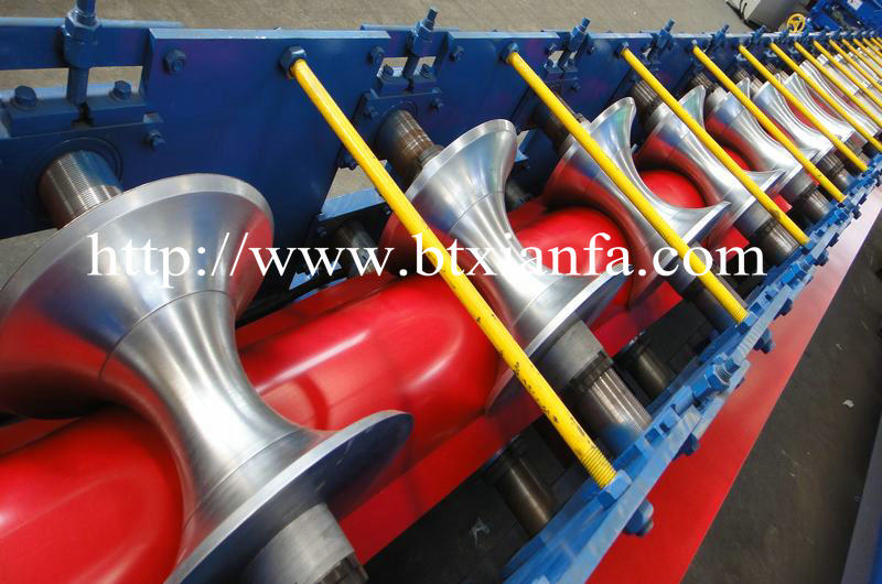 Metal Roof Ridge Cap Roll Forming Machine