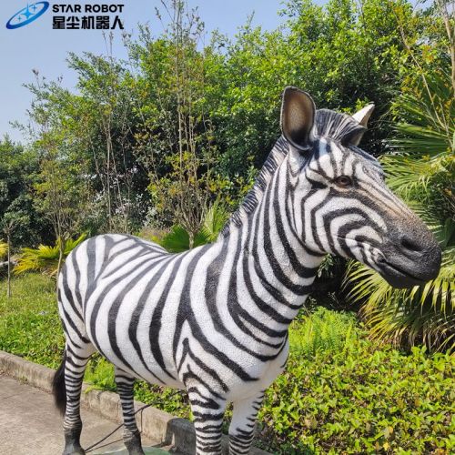 Model Hewan Zebra Ukuran Animatronik