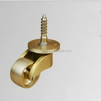 stem brass furniture casters