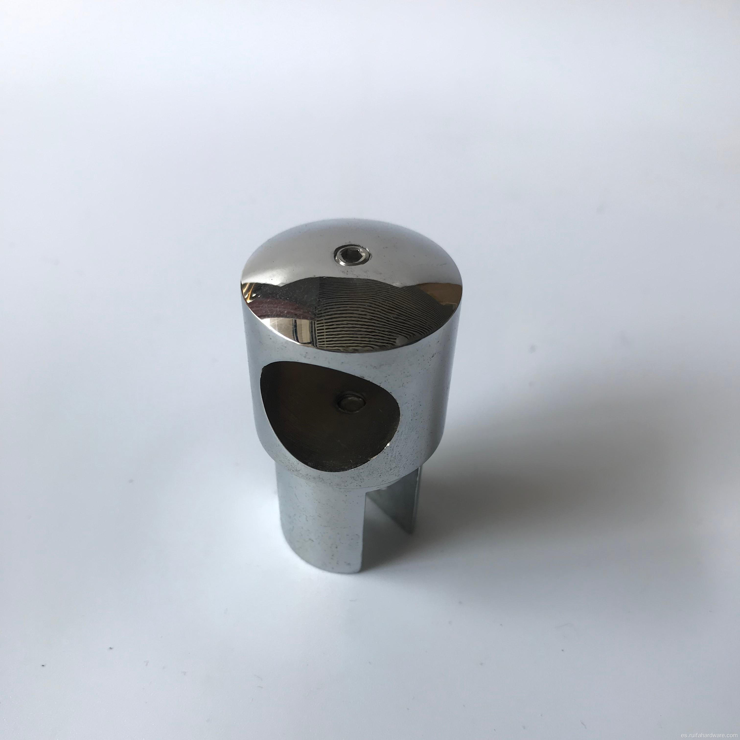 Capas de vidrio con conector de tubo de puerta de ducha de 25 mm