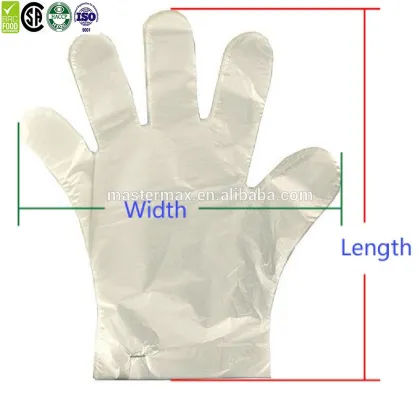 2017 Disposable plastic gloves CPE gloves