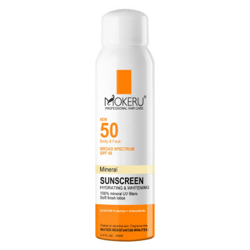 Custom Brand Private Label Sonnenschutzmittel mit Whitening und SPF -Schutz