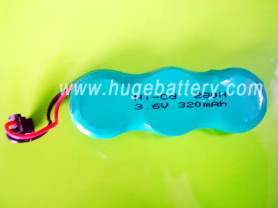 3.6v Ni-CD( Nickel Cadmium) Button Cell 320mah