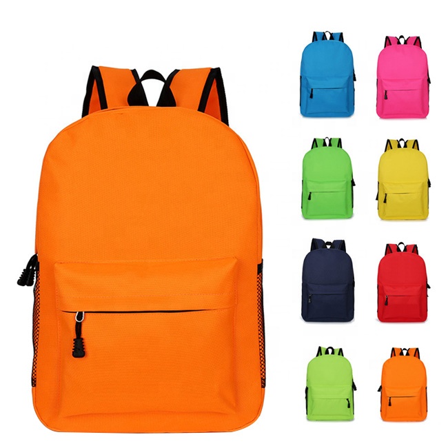 Colorful Lower Moq 50pcs Custom Logo Oxford Girls Boys Bookbags Children Mochilas School Bags Kids Backpacks1