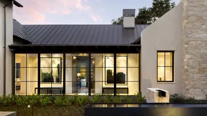 French Window Soundproof Casement Aluminium Windows