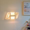 Lámpara de pared decorativa de madera de paralelogramo