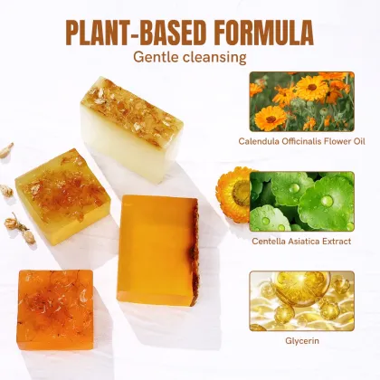 Vegan Jasmine Calendula Facial Soap