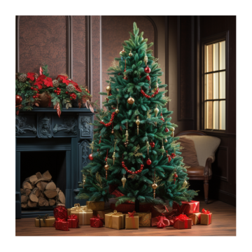 Linwoo 180Cm Cheap Large Artificial Christmas Tree