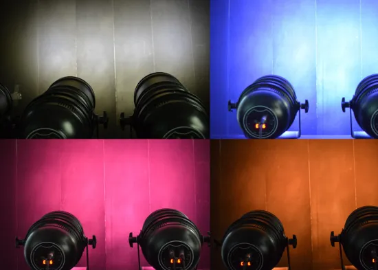 Rgb Aluminum Led Par Stage Lighting Equipment With Dmx512 - 6 Channels Tpl001