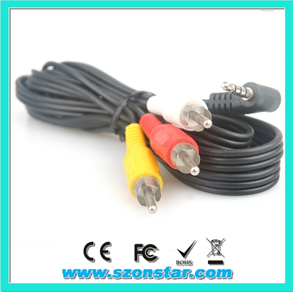 3.5mm to 3RCA Audio Cable