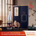 Винтажная прозрачная бутылка на заказ Baijiu