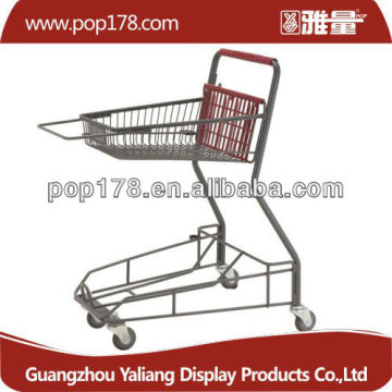 new style chromed french shopping trolley