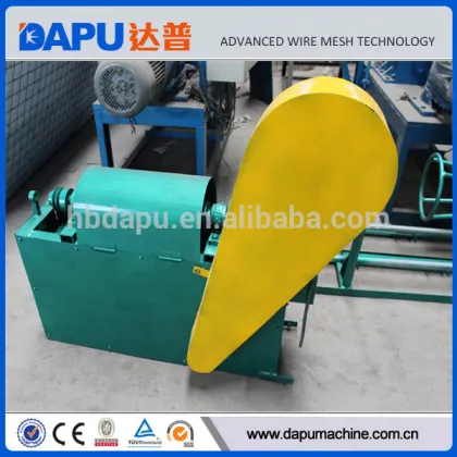Automatic iron wire straightening and cutting machine