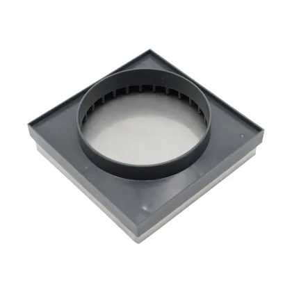 High-Quality Square Stainless Steel Concealed Shower Floor Drain with Invisible Tile Insert