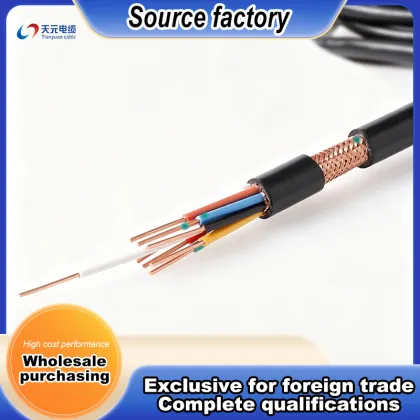Industrial Instrument Control Cable with Braided Shielding
