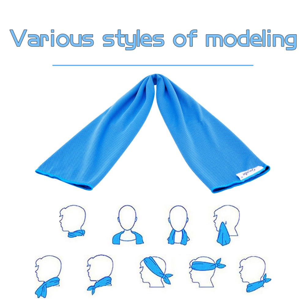 Different ways to use golf cooling towel