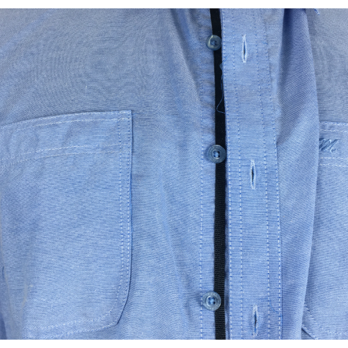 sky Blue long sleeve breathable Brushed shirt