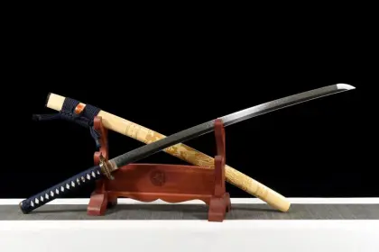 Japanese Samurai Katana Eagle Soaring in the Sky