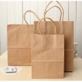 Bolsos de comida de papel kraft al por menor personalizados impresos