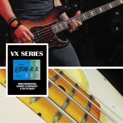 Bass Guitar Strings VX120 VX130 VX140 Medium Carbon Steel Hex Core Alloy Wound Electric Bass Strings Accessories