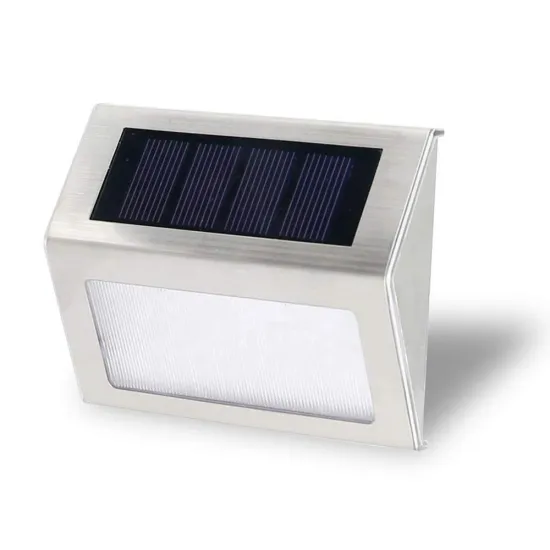 LED Solar Powered Stair Lights - Waterproof Outdoor Step Path Lighting