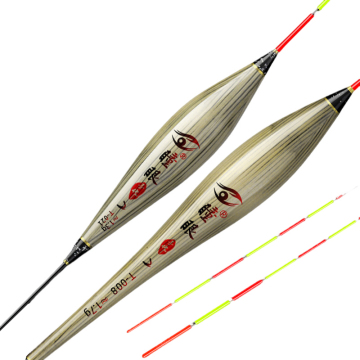 T-021 Fishing Floats Set - Buoy Reed, Eye-Catching Tilapia Drift, Daytime & Night Use