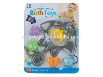 ST3302954 6 pc water game fishing net game with fish