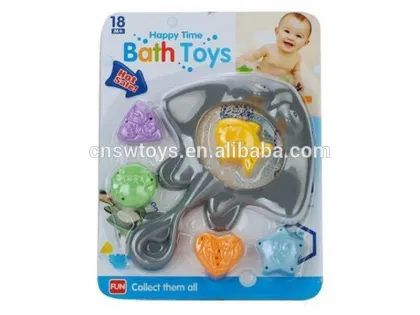 ST3302954 6 pc water game fishing net game with fish