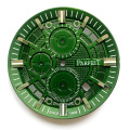 Stempelter Chronograph -Uhren -Zifferblatt mit 3 kleinen Augen