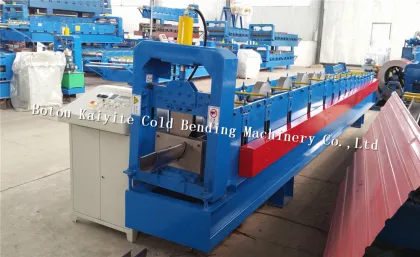K Type Steel Rain Gutter Roll Forming Machine