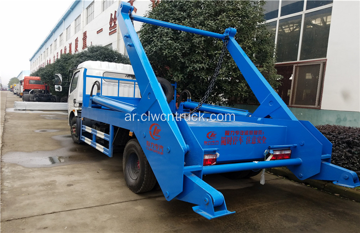 HOT SALE DONGFENG 8cbm تخطي شاحنة القمامة