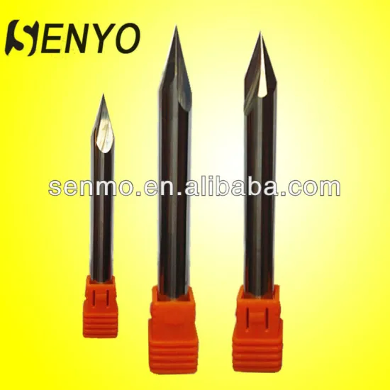 tungsten solid carbide chamfer cutting Tools CNC/Micro Grain Carbide Chamfering/V-Grooming/Drilling/Endmilling Cutter