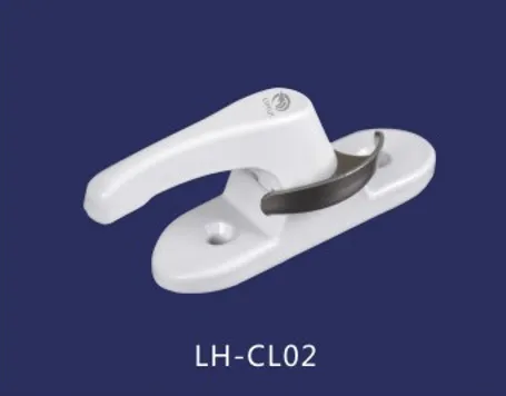 left or right crescent lock for upvc sliding window,zinc alloy material crescent lock