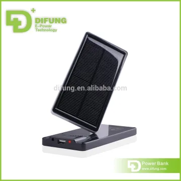flashlight dual usb 6000mah slim solar power bank charger