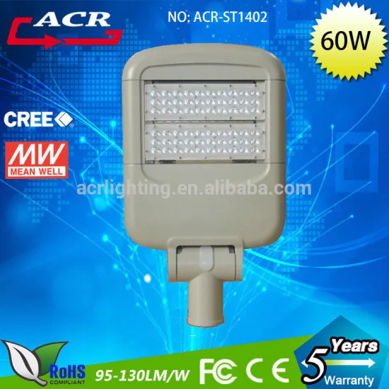 New Design highest cost performance 60W LED street light, solar street light IP67 for China best manufacturer