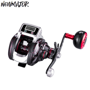 NEWMAJOR 6.5kg 6.3:1 2+1BB Left/Right Hand Baitcasting Reel for Lake & Stream Fishing