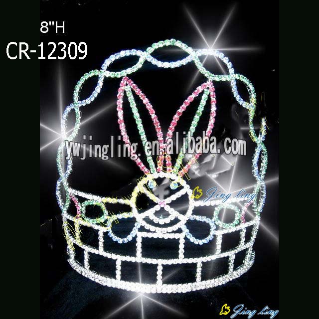 Holiday pageant tiara easter rabbit crown