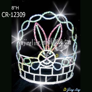 Holiday pageant tiara easter rabbit crown