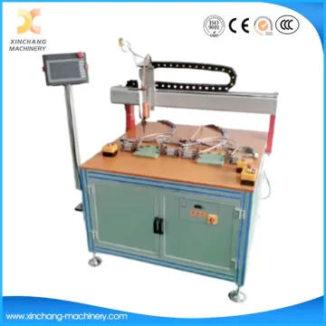 Two Axes Double Station Automatic Stud Welding Machine for Tool Cabinet Lock Panel